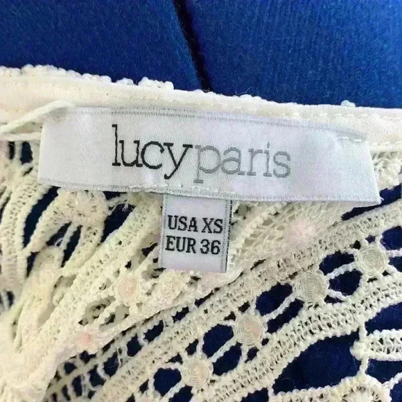 🆕NWT Lucy Paris Shift Dress With Lace Overdress - Picture 14 of 15